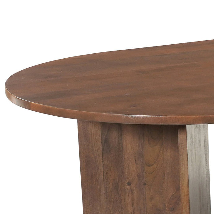 Mangoholz Esstisch Sara 260x120 cm Walnuss Mahom
