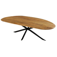Mangoholz Esstisch Organisch Alessia 260x120 cm Mahom
