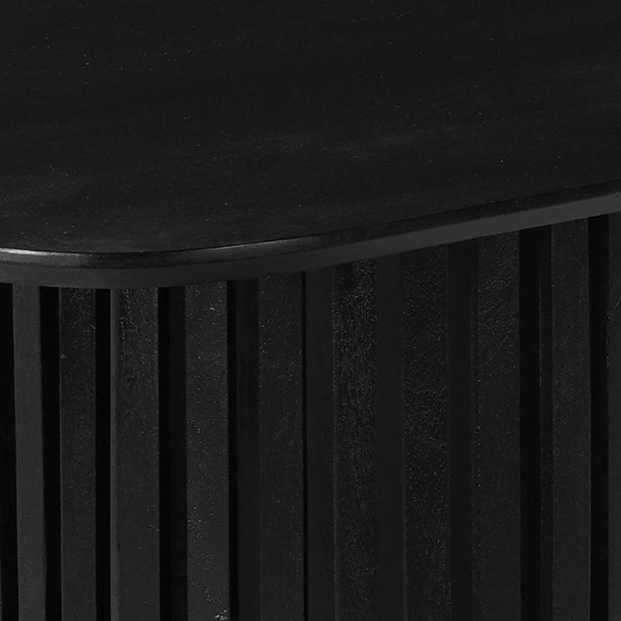 Mangoholz Esstisch Lucia Schwarz 260x120 cm Mahom