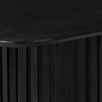 Mangoholz Esstisch Lucia Schwarz 220x100 cm Mahom