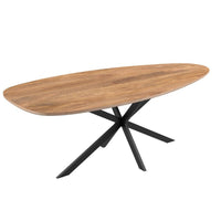 Mangoholz Esstisch Organisch Laura 260x120 cm Mahom