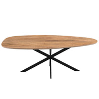 Mangoholz Esstisch Organisch Laura 260x120 cm Mahom