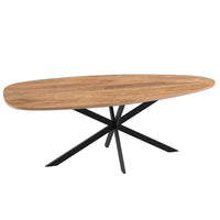 Mangoholz Esstisch Organisch Laura 260x120 cm Mahom