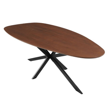 Mangoholz Esstisch Organisch Braun 210x100 cm