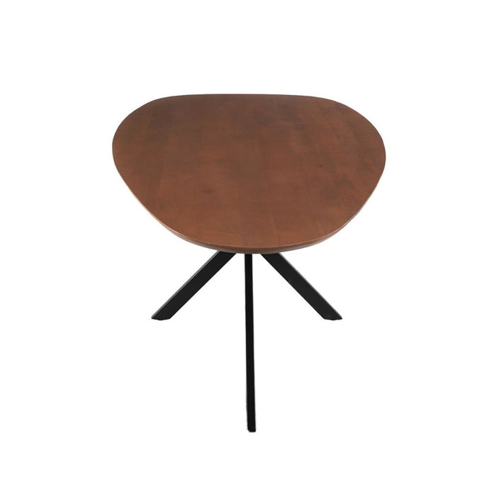 Mangoholz Esstisch Organisch Laura 220x110 cm Walnuss Mahom