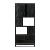 Mangoholz Fächerschrank Florence 90 cm Mahom