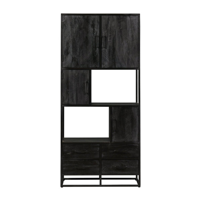 Mangoholz Fächerschrank Florence 90 cm Mahom