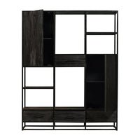 Mangoholz Fächerschrank Florence XXL Mahom