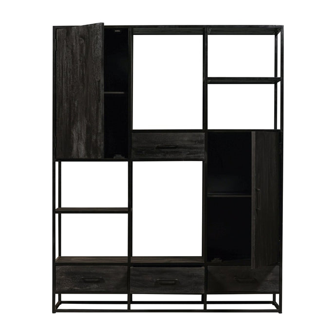 Mangoholz Fächerschrank Florence XXL Mahom