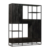 Mangoholz Fächerschrank Florence XXL Mahom