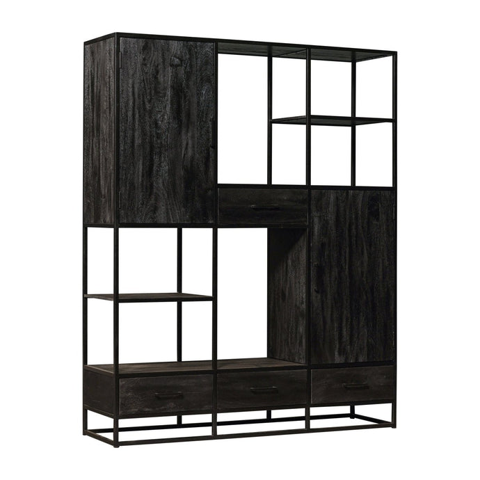 Mangoholz Fächerschrank Florence XXL Mahom