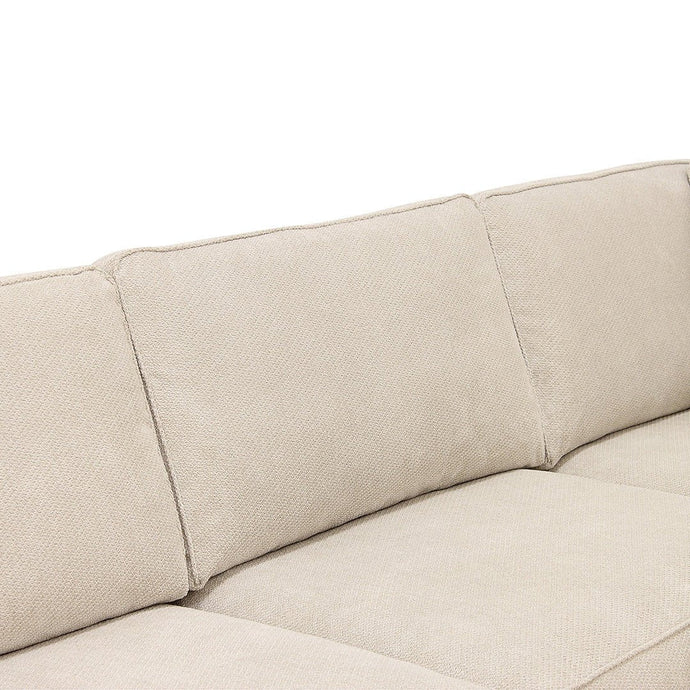Ecksofa Colton 4-Sitzer Rechts Creme Mahom
