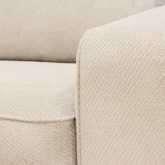 Ecksofa Colton 4-Sitzer Links Creme Mahom