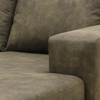 Ecksofa Houston 4-Sitzer U-Form Links Grün Mahom