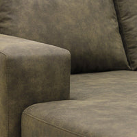 Ecksofa Houston 4-Sitzer U-Form Rechts Grün Mahom