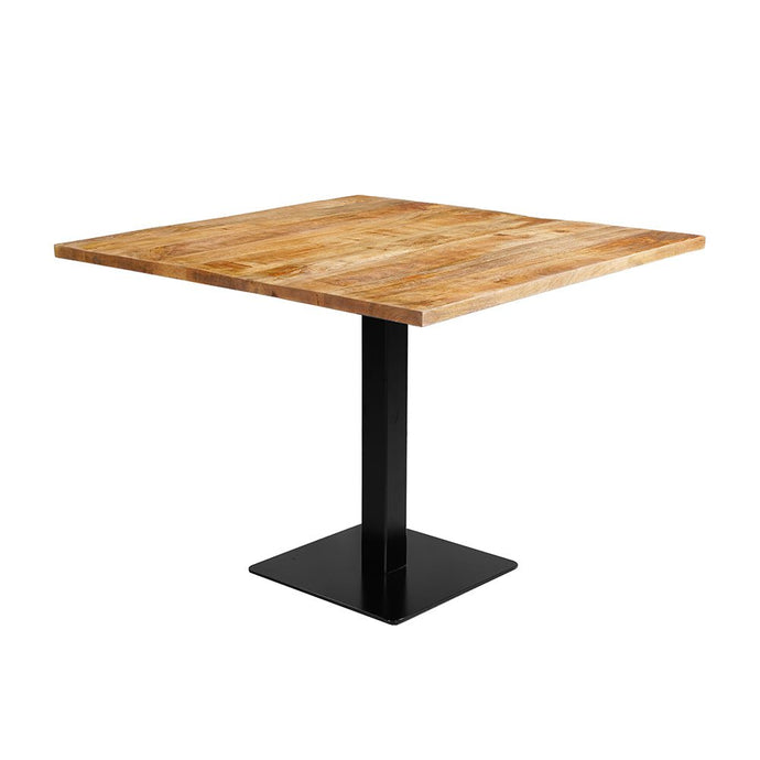 Mangoholz Hochtisch quadratisch 100x100 cm Mahom