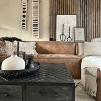 Mangoholz Couchtisch Sienna Square Mahom