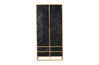 Mangoholz Schrank Napels 90 cm Gold Mahom