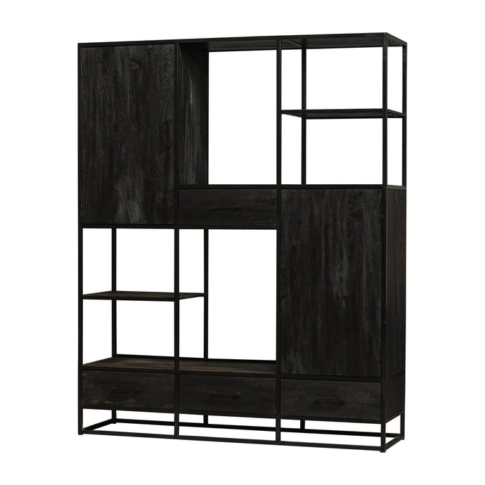 Mangoholz Fächerschrank Florence XXL Mahom