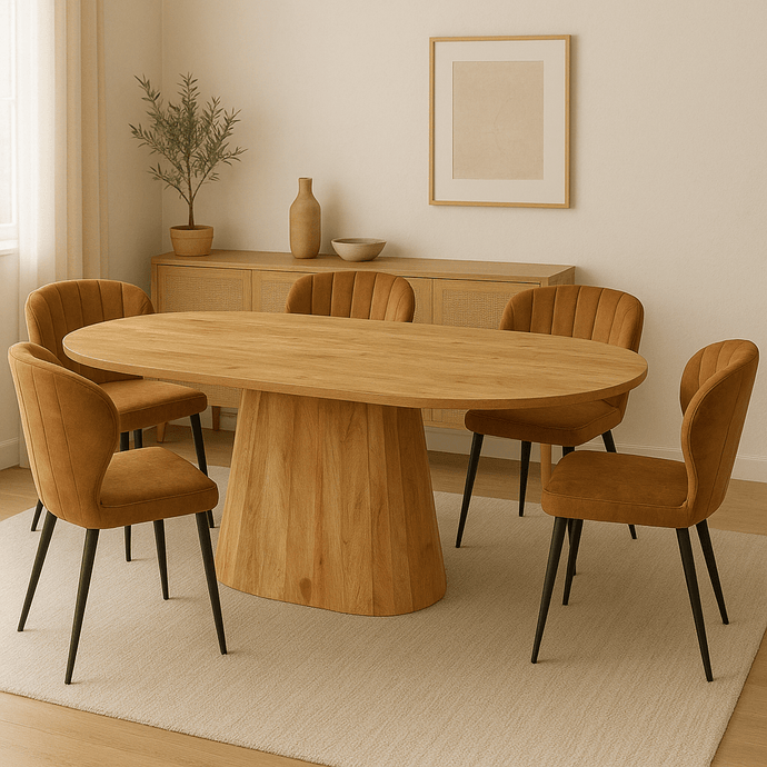 Mangoholz Esstisch Nova Kapsel 180×90 cm Mahom