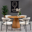 Mangohouten Eettafel Tulsa