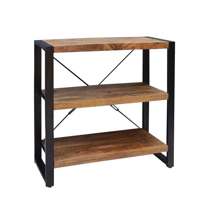 Mangoholz Bücherschrank Britt 90 cm Mahom