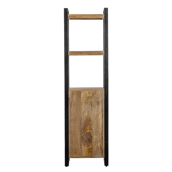Mangoholz Bücherschrank Plano mit 3 Schubladen Mahom