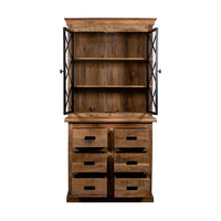 Mangoholz Buffet-Schrank Denver 100 cm 6 Schubladen X Mahom