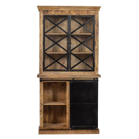 Mangoholz Buffet Schrank Denver 100 cm mit Türen X Mahom