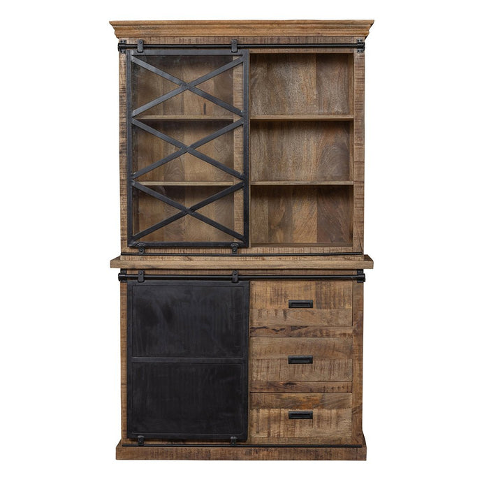 Mangoholz Buffet-Schrank Denver 100 cm X Mahom