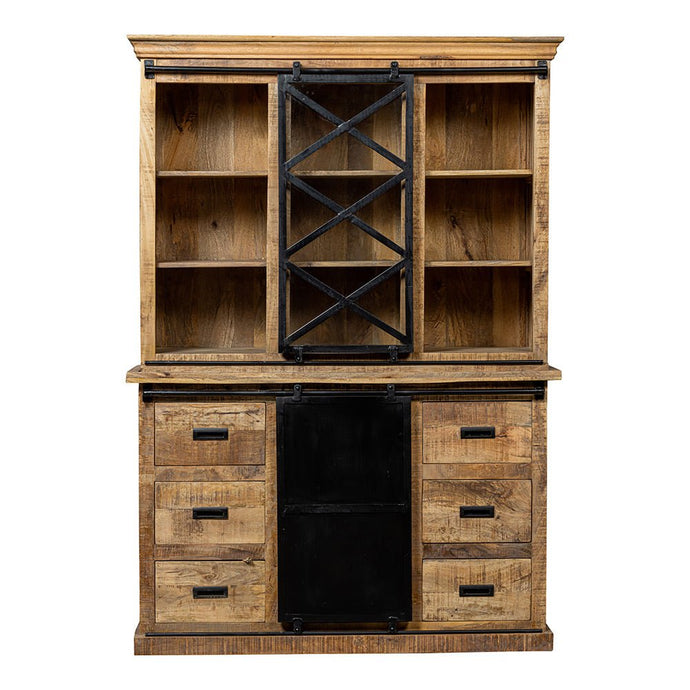 Mangoholz Buffet-Schrank Denver 160x220 cm X Eintürig Mahom