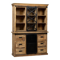Mangoholz Buffet-Schrank Denver 160x220 cm X Eintürig Mahom