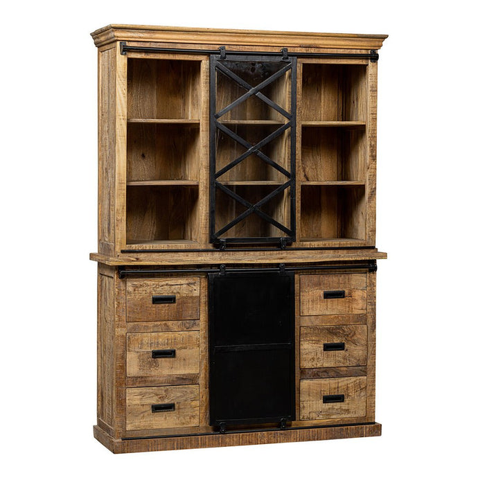 Mangoholz Buffet-Schrank Denver 160x220 cm X Eintürig Mahom