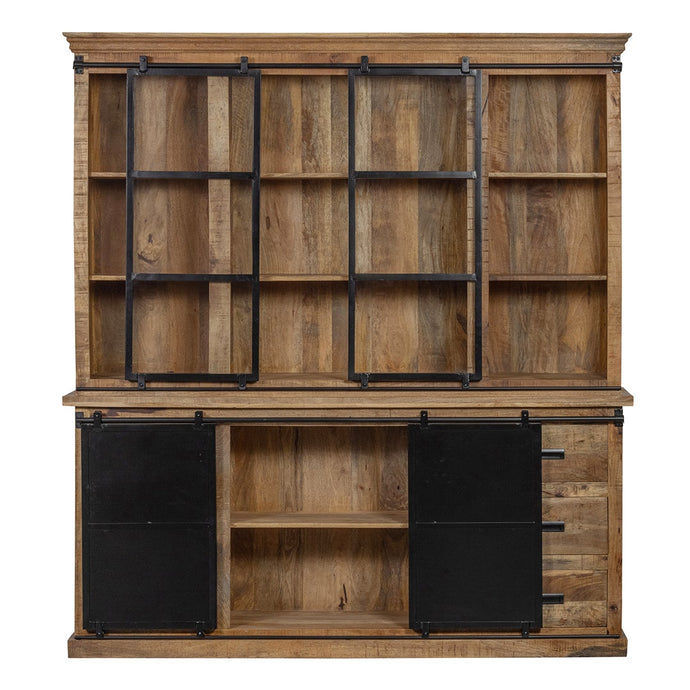 Mangoholz Buffet-Schrank Denver 260×220 cm Gerade Mahom