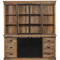 Mangoholz Buffet-Schrank Denver 200×220 cm Gerade Mahom