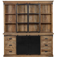 Mangoholz Buffet-Schrank Denver 260×220 cm Gerade Mahom
