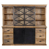 Mangoholz Buffet-Schrank Denver 240×220 cm X Mahom
