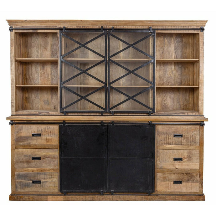 Mangoholz Buffet-Schrank Denver 240×220 cm X Mahom
