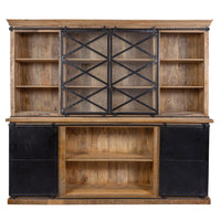 Mangoholz Buffet-Schrank Denver 240×220 cm X Mahom
