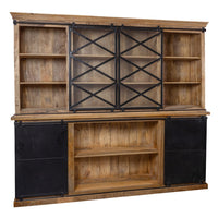 Mangoholz Buffet-Schrank Denver 240×220 cm X Mahom