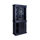 Mangoholz Buffet-Schrank Denver Schwarz 100 cm X Mahom
