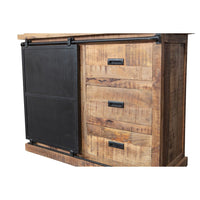 Mangoholz Buffet-Schrank Denver 100 cm X Mahom