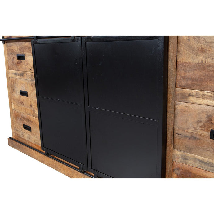 Mangoholz Buffet-Schrank Denver 260×220 cm Gerade Mahom