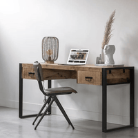 Mangoholz Schreibtisch Anaheim 150 cm Mahom