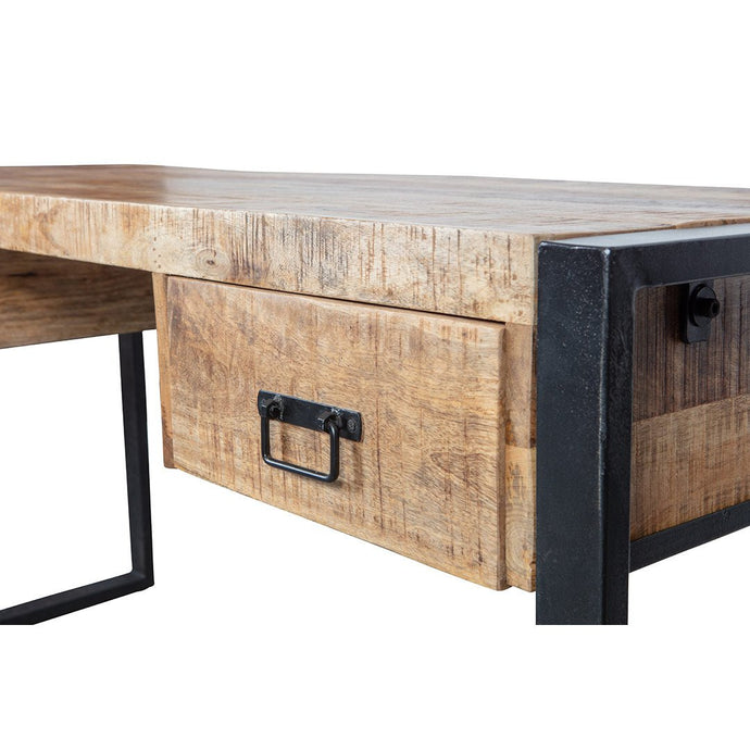 Mangoholz Schreibtisch Anaheim 150 cm Mahom