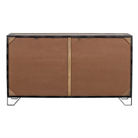 Mangoholz Anrichte Baltimore 160 cm 9 Schubladen Mahom