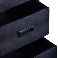 Mangoholz Anrichte Newark Schwarz 160 cm Mahom