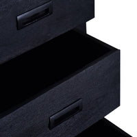 Mangoholz Anrichte Newark Schwarz 160 cm Mahom