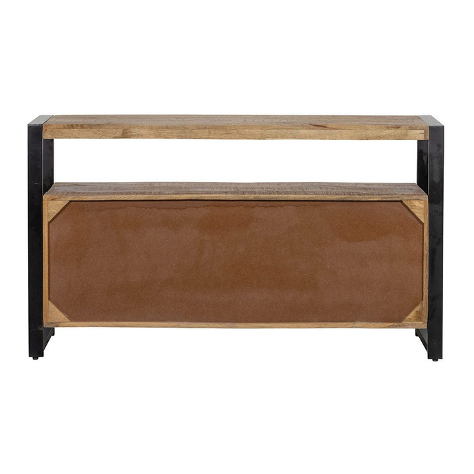Mangoholz Anrichte Pittsburgh 140 cm mit 3 Schubladen und 2 Türen Mahom