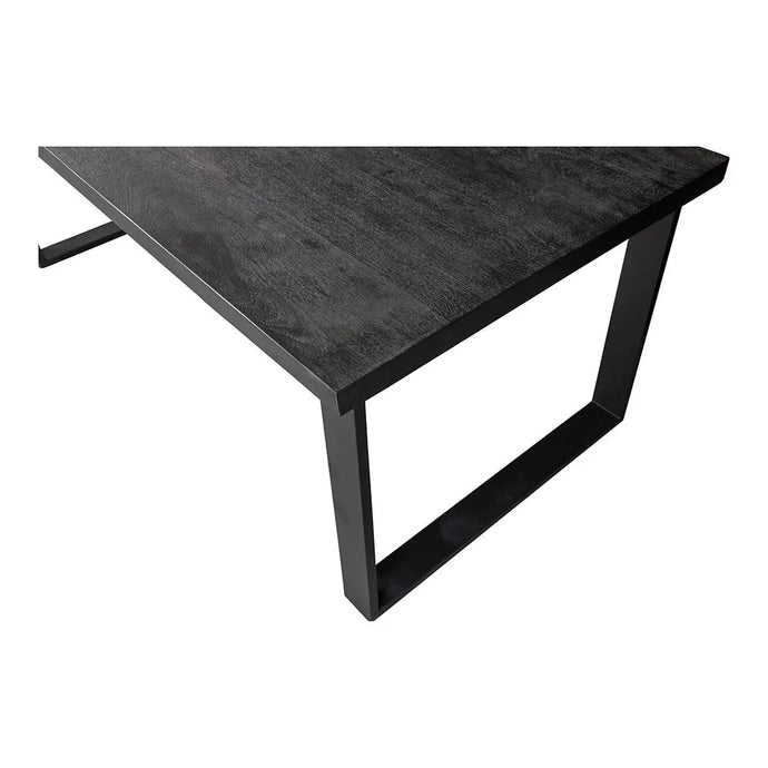 Mangoholz Esstisch Britt Schwarz Rechteck 240x100 cm Mahom